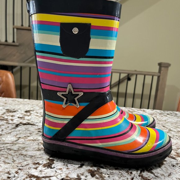 Kids Rubber Boots Size 1 - Picture 7 of 16